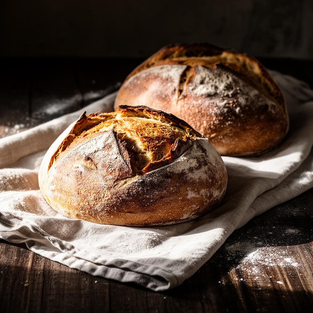 Wild sourdough loaf
